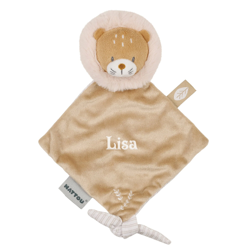 Mini peluche Ernest el le&oacute;n bordado