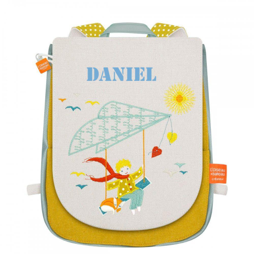 Mochila ala delta personalizada con el nombre del niño 