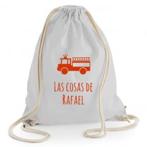 Mochila de algodón personalizada con motivo