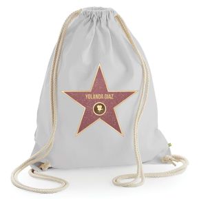 Mochila de algodón personalizada Walk of Fame