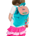 Mochila personalizada con flores