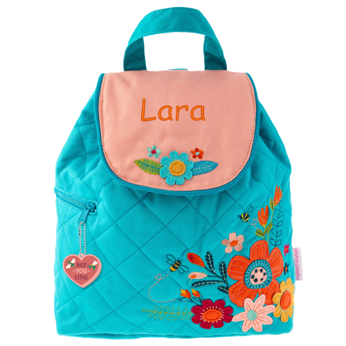 Mochila personalizada con flores
