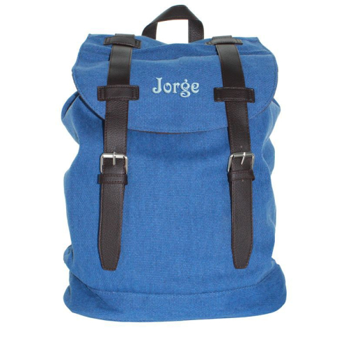 Mochila personalizada tendance azul