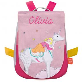 Mochila unicornio fantástico personalizada