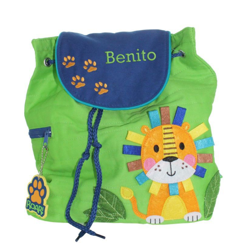 Mochila león personalizada 