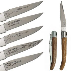 Navaja de bolsillo personalizada – Cuchillo grabado a láser – Ideal para  regalo – Cuchillo Pakkawood – Día del Padre – Aniversario