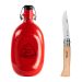Kit aventura : botella personalizada Le Grand Tétras + cuchillo Opinel n°8