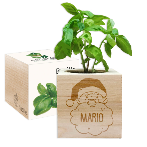 Bola de navidad de madera personalizada