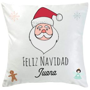 Cojín navideño personalizado