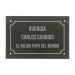 Placa de pizarra personalizada