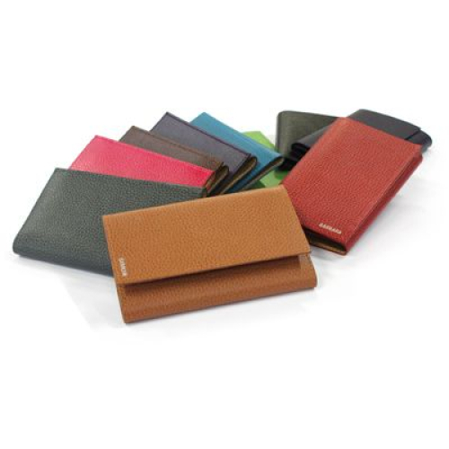 porta papeles para coche en cuero personalizado