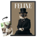 Portada de la revista FELINE a partir de una foto