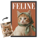 Portada de la revista FELINE a partir de una foto
