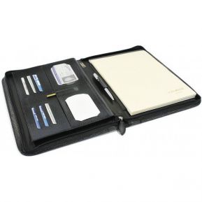 Portafolio A4 en cuero personalizado