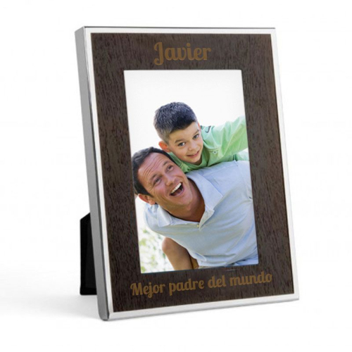 Portarretrato en madera personalizado