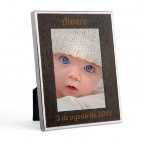 Portarretrato personalizado en madera