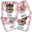 Posavasos personalizados animales