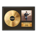 Póster enmarcado con disco de oro o platino personalizado con foto