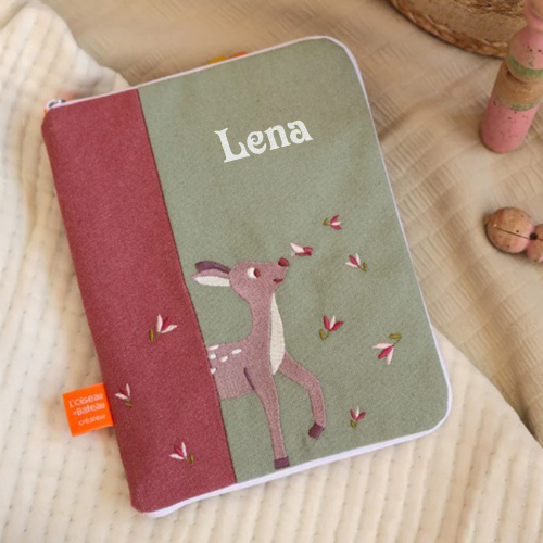 Funda para cartilla de salud Cervatillo personalizada