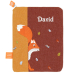 Funda para cartilla de salud Zorro personalizada