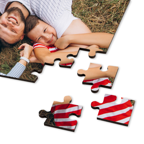 Puzzle de madera personalizado - 96 piezas