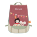 Mochila infantil personalizada con diseño de niño y ratón