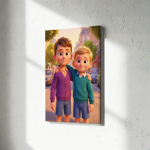 Retrato al estilo de una pel&iacute;cula de animaci&oacute;n 3D a partir de una foto