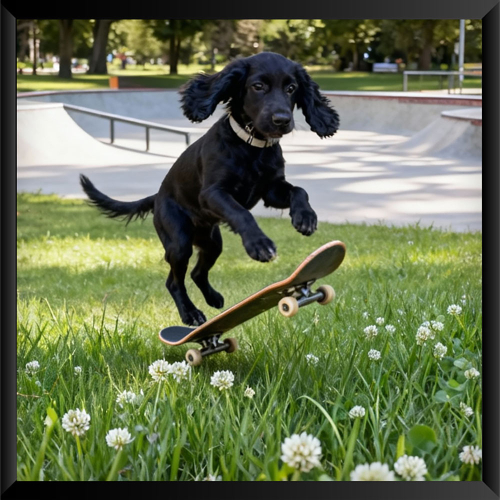 Retrato de animales bien educados a partir de una foto
