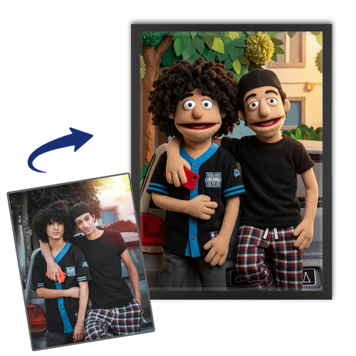 Retrato estilo marioneta a partir de una foto