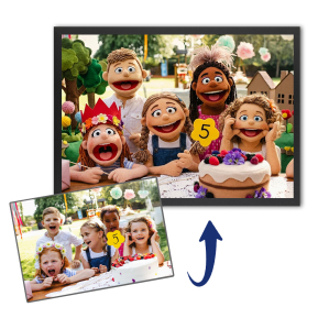 Retrato estilo marioneta a partir de una foto