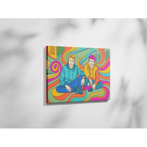 Retrato psicod&eacute;lico a partir de una foto