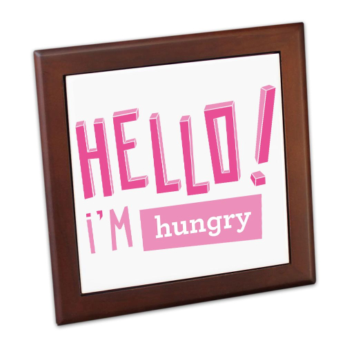 Salvamanteles personalizado Hello I'm hungry