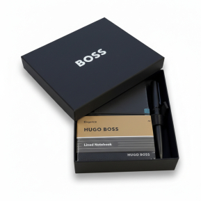 Set Hugo Boss cuaderno y bol�grafo grabado