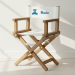 Silla de director de cine impresa con motivo Para bebé Silla de director de cine impresa con motivo Para bebé