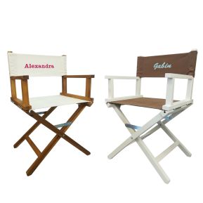 Silla de director de cine bordada para niños Silla de director de cine bordada para niños