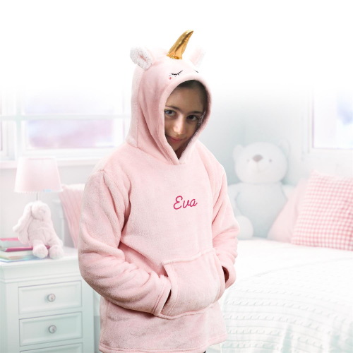 Sudadera Modelo Unicornio Personalizada para Niños