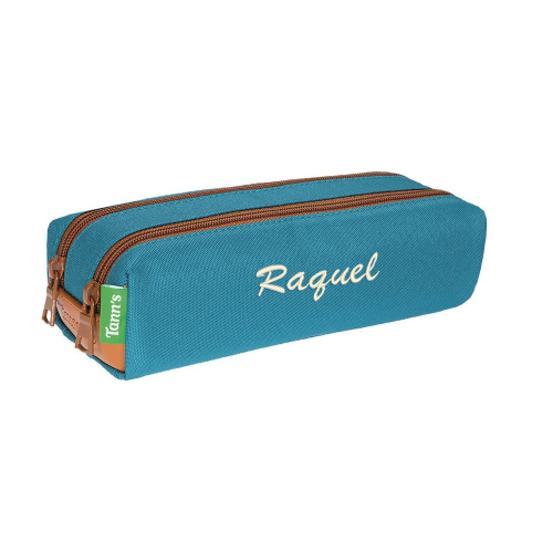 Estuche tann's azul pato doble personalizado