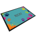 Alfombrilla para comedero personalizada huellitas Alfombrilla para comedero personalizada huellitas