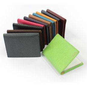 Tarjetero cuero para 12 tarjetas personalizado