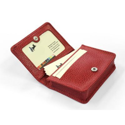tarjetero para tarjetas de visita abierto
