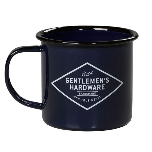 Taza esmaltada the Adventure Begins azul