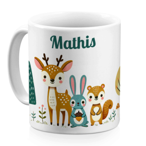 Taza de bosque encantado personalizada