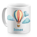 Taza de globo aerostático personalizado