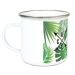 Taza esmaltada personalizada palmeras y flechas