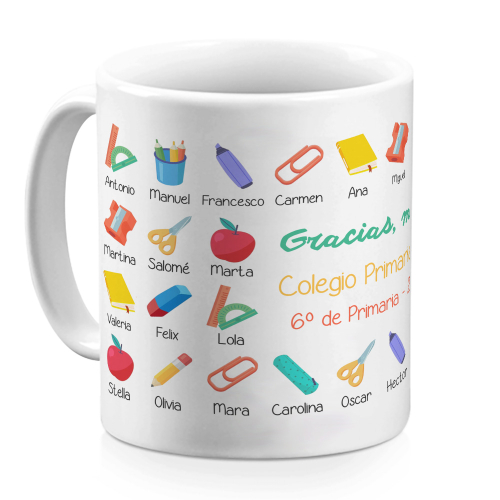 Taza personalizada Recuerdos de clase