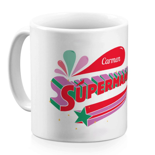 Taza personalizada súper mamá