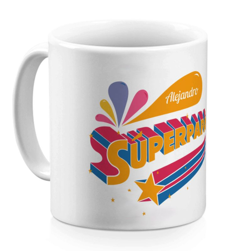 Taza personalizada súper papá