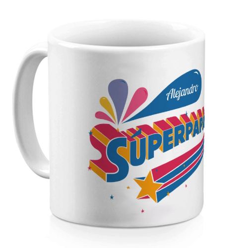 Taza personalizada súper papá