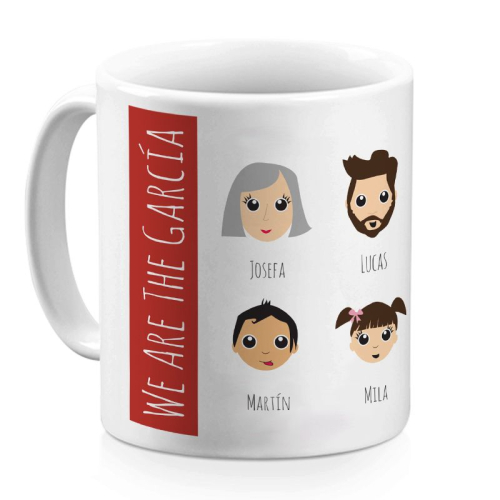 Taza personalizada We Are Family