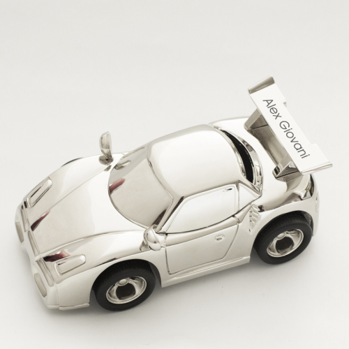 Alcancía coche deportivo personalizado
